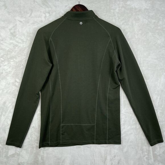 Squidhaus Shirt Mens Small Green Long Sleeve Performance Athletic Gym NWT - Picture 2 of 11
